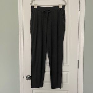 Cozy Earth Men's Bamboo Pajama Pants in Stretch-Knit - Large - Charcoal